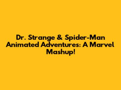 Dr. Strange & Spider-Man Animated Adventures: A Marvel Mashup!
