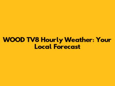 WOOD TV8 Hourly Weather: Your Local Forecast