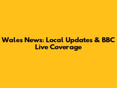 Wales News: Local Updates & BBC Live Coverage